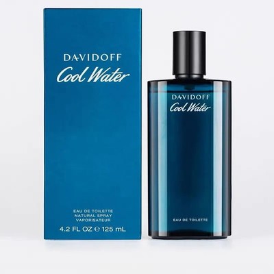 Davidoff Cool Water Men Eau De Parfum Spray 4.2oz Long Lasting Fresh