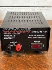 PYRAMID PS-4KX Power Supply Regulated Heavy Duty 13.8 VOLTS, 3 AMPS
