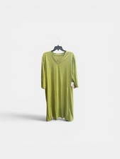Serenada Womens House Dress 2X Sleep T-Shirt Gown Nightgown Lounge NWT Green