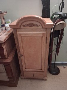 Jewelry Cabinet/Jewelry Armoire/Antique Armoire/Art Deco Cabinet/Storage