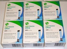 600 Count One Touch Ultra Blood Glucose Blue Test Strips Exp 11/30/26  1/31/27