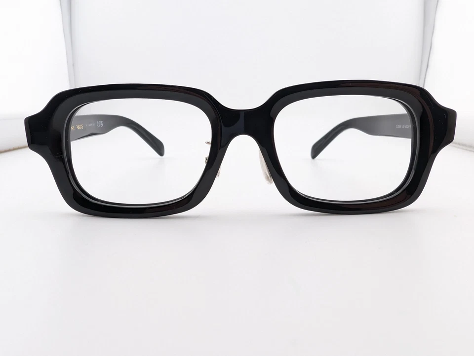 Gafas Celine, solo monturas, CL50153F 001 negro pulido, 52-19-145, Italia Foto 2 de 4