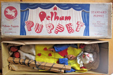 Pelham Puppets White Rabbit Alice Wonderland in boxed ,very good condition RARE