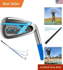 Aid -, Golf Training Aid Golf Swing Warm-Up Stick for Strength Grip Tempo & F...