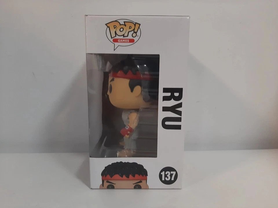 Figura Vinilo Funko Pop - Street Fighter Ryu # 137 + Protector Foto 2 de 4