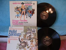 2 records 1 price, MGM Soundtracks, Penelope E-4426 & Hotel Paradiso SE-4419