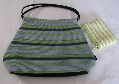 THE SAK HANDBAG CROCHET MINI COIN PURSE PIECE MAGNET SNAP