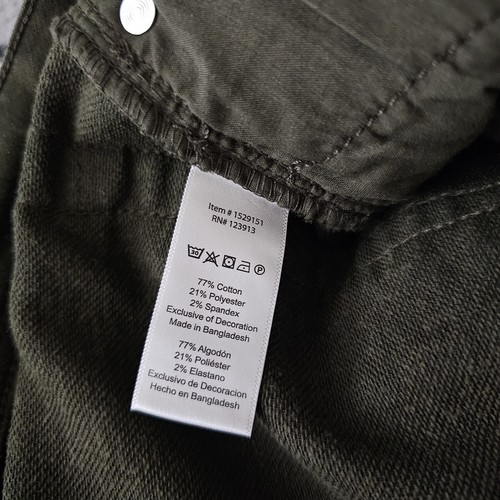 Pantalones Jachs para hombre talla 32x30 elásticos calce recto verde - Imagen 6 de 11