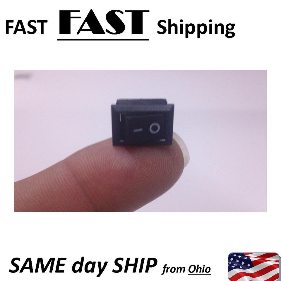 Very Small Switch - Tiny Little Switch - On Off Switch Black 2V 5V 6V ...
