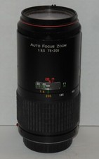 Vintage Quantaray MX AF Zoom Macro Lens 75-200mm F4.5 8802453