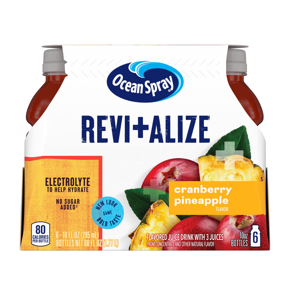 Ocean Spray Revitalize Cranberry Pineapple Juice, 10 Fl Oz,