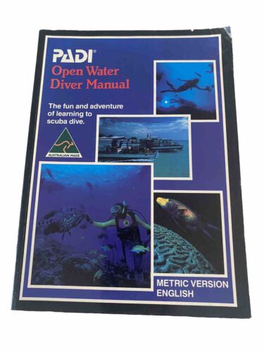 Padi Open Water Diver Manual Metric - Paperback  Learning Book - Picture 1 of 11