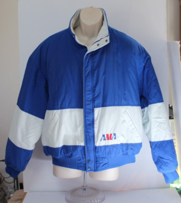 AMA American Motorcycle Association Mens Large Winter Jacket | eBay