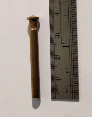 Ship Model Fittings Parts  Brass 38mm Funnel Exhaust pipe Vent stack