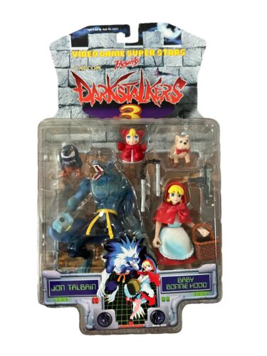 Toy Biz Video Game Super Star Darkstalkers 3 Jon Talbain Baby Bonnie Hood New - Picture 1 of 3