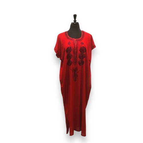 Women's Cotton Budget Friendly Everyday Floral Caftans - Picture 29 of 32