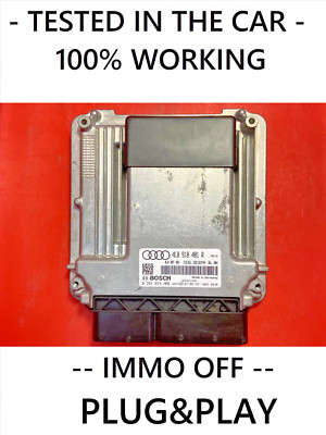 IMMO OFF / Plug&Play AUDI Q7 3.0TDI ECU-  0281014406 - 4L0910401R  /FastCourier