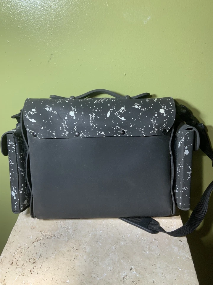 Auténtica Carpeta Mensajero Escolar Fendi Vintage Stiassi Laptop Años 70/80 PVC/caucho Foto 4 de 4