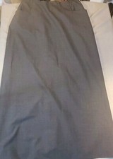 Soft Surroundings Womens Maxi Skirt Lined Large Side Zipper Pockets Office Wear