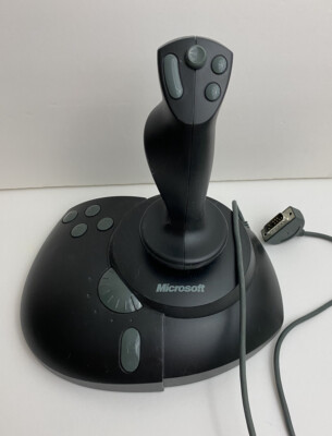 Joystick Controller Sidewinder 3D Pro Plus PC Game Microsoft Y2K Computer Gaming