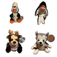 Collectible Coca Cola Brand Bean Bag Plush Set of 4 - Set 4 1997 New With Tags