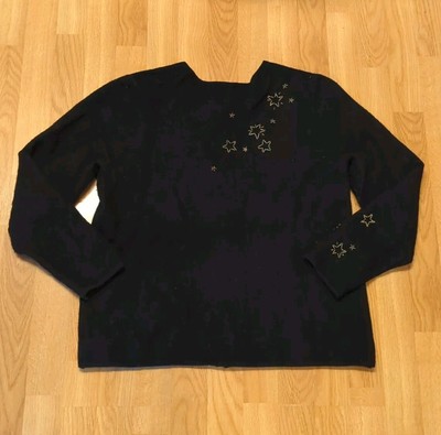 Sweat Orné De Bijoux Quacker Factory - Taille S - Couleur Bleu Clair - Neuf Avec étiquette