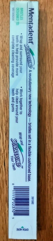 ¡NUEVO Y SELLADO NUEVO STOCK ANTIGUO! ¡Cepillo de dientes envolvente Mentadent! Foto 2 de 4