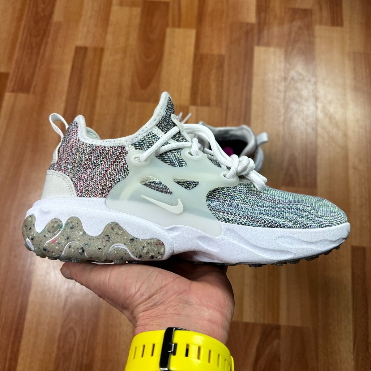 Nike React Presto Flyknit Recycled Canvas Pack CN1709-100 Mens