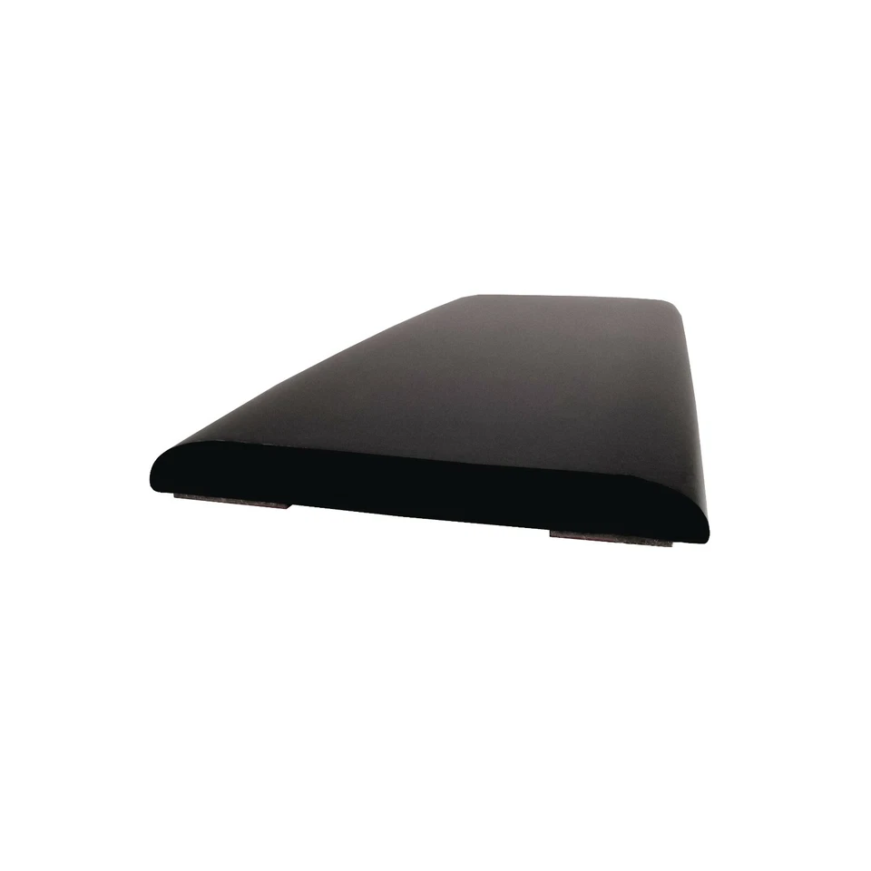 2" Wide Matte Black Extruded Side Molding Trim | 16' Roll | #ES21001602-S Foto 3 de 4