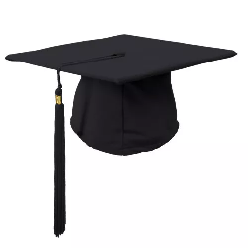 Academic Graduation Mortarboard Hat Cap with tassel--one size fits all- 4  colour