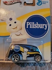 Pillsbury Doughboy General Mills  Hot Wheels  QUICK D-LIVERY VAN 2012 NIP