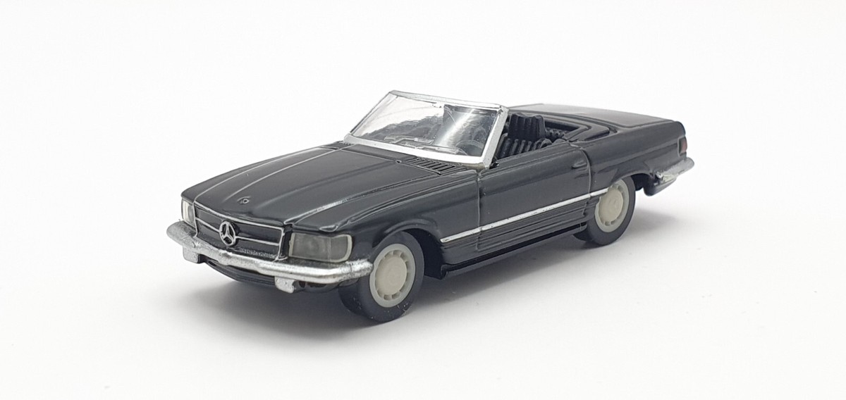 Georgia 1/72 MERCEDES BENZ 350 SL CABRIOLET BLACK diecast car
