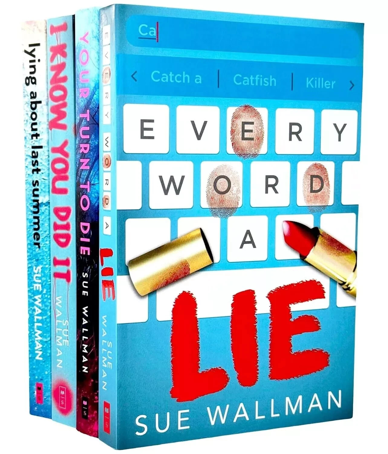 Sue Wallman Collection 4 Books Set Every Word A Lie, Your Turn to Die