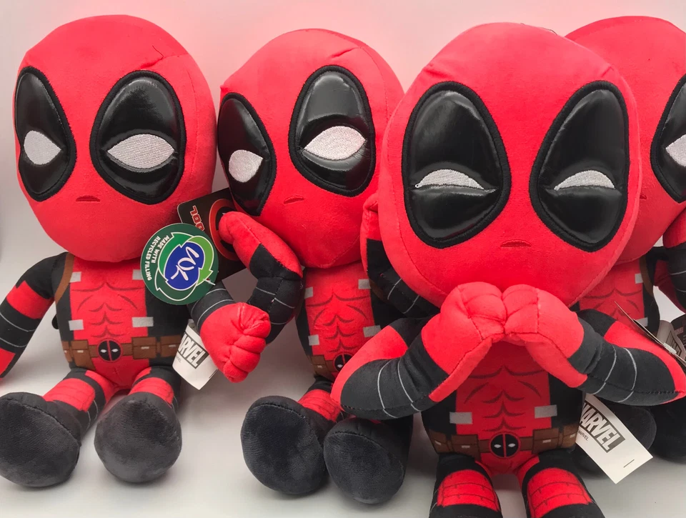 WHITEHOUSE LEISURE Deadpool Plüsch Figur Stofftier Kuscheltier Plüschfigur Marvel zur Auswahl 30 cm