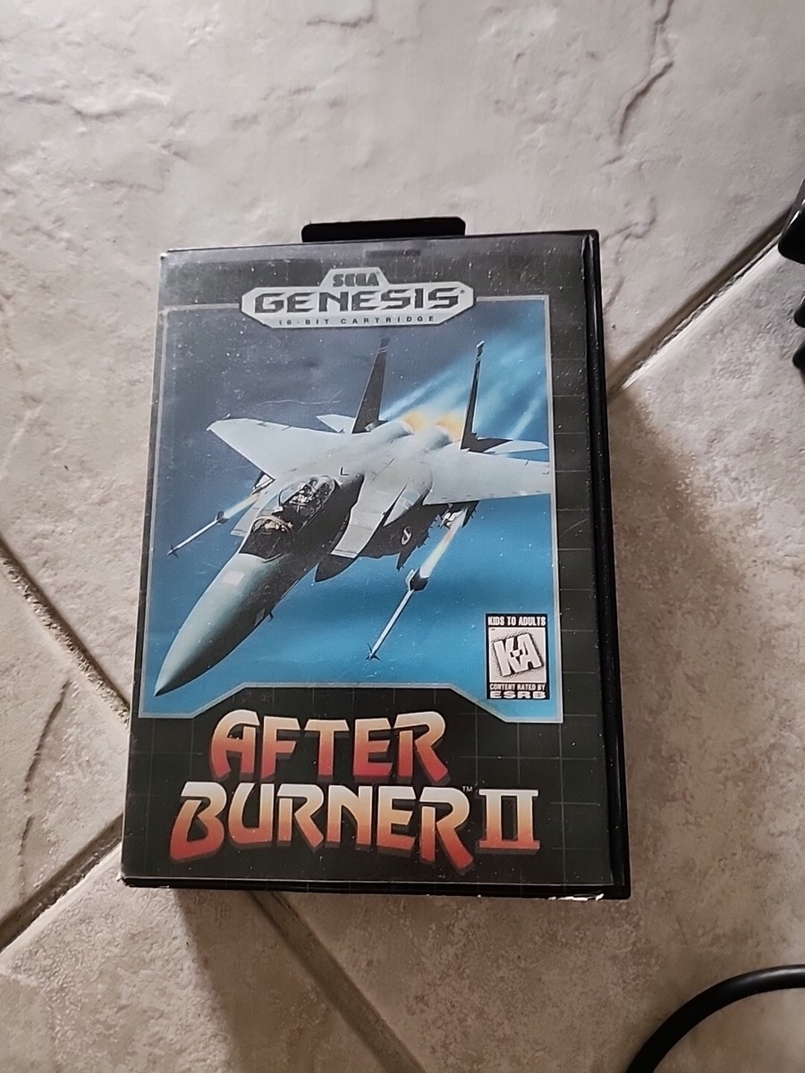 一番の贈り物 Genesis Sega II 2 Burner After No F-14 Case with Game Manual シューティング
