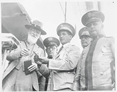 George Bernard Shaw and Others 1933 Photo Latest Photo of G.B.S...Day Before H