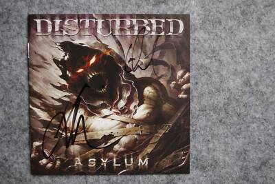 Disturbed - Asylum CD Album signed / autograph / signiert