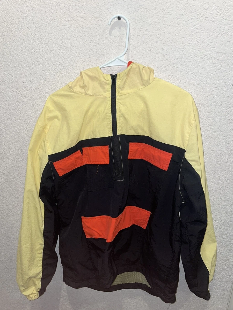 Yellow red and black best sale windbreaker