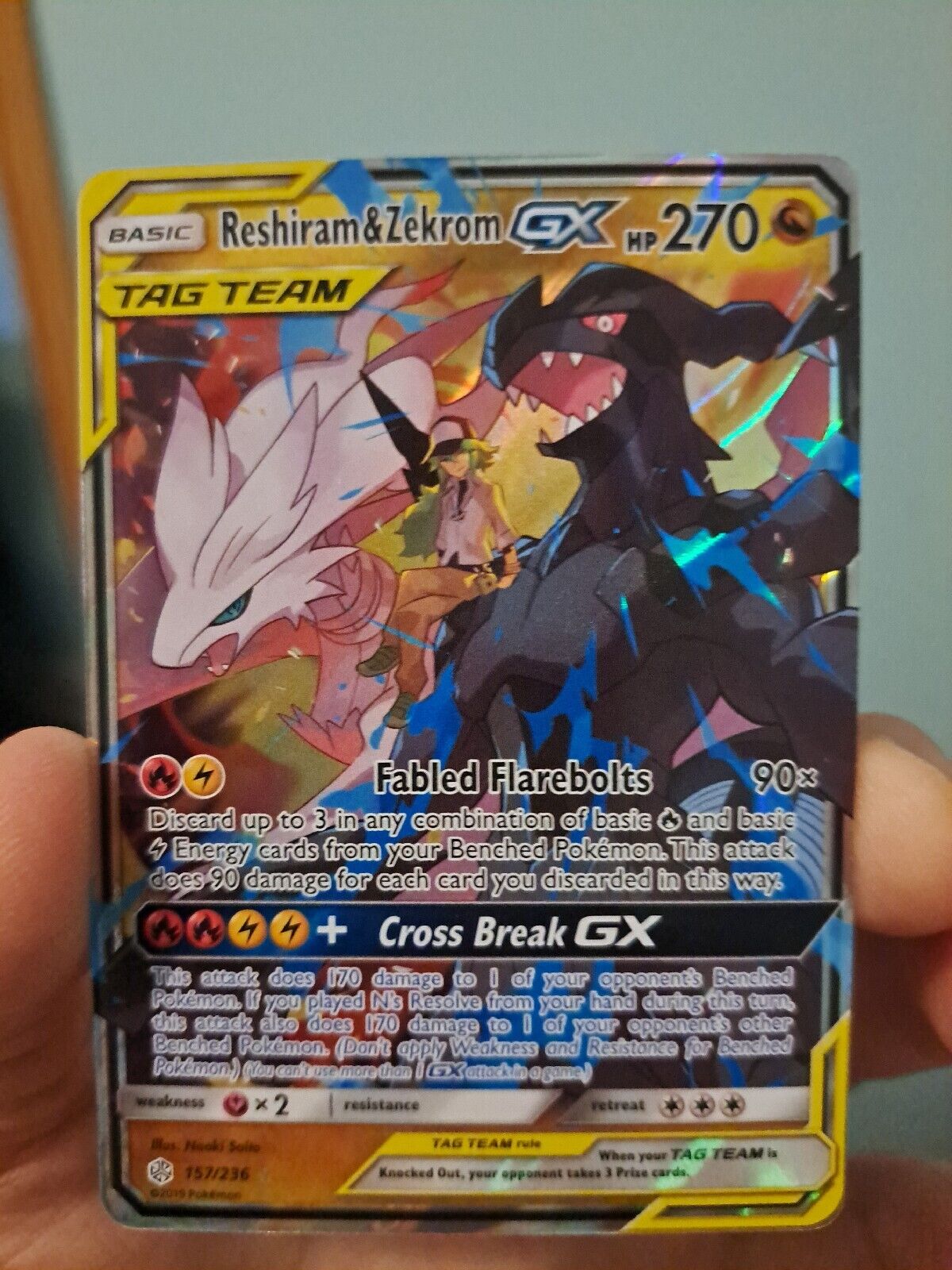 Reshiram e Zekrom-GX / Reshiram & Zekrom-GX (#157/236) - Epic Game - A loja  de card game mais ÉPICA do Brasil!