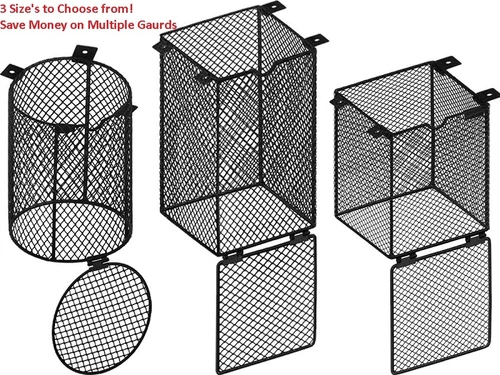 Reptile Vivarium Light Lamp Bulb Heat Guard Reptiles Lighting Heating Tank Mat