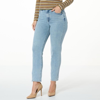 La Joie Comfort Stretch High Rise Straight Leg Jeans Size 18W Santee Wash NEW