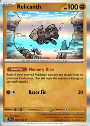 Relicanth 084/162 Temporal Forces Holo Rare