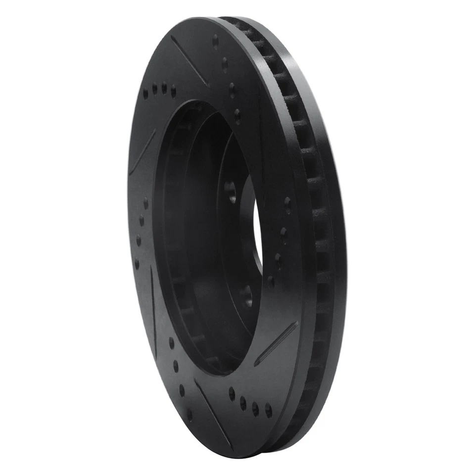 For Oldsmobile Cutlass Cruiser 87-94 Brake Rotor DFC Premium Drilled & Slotted Foto 4 de 4