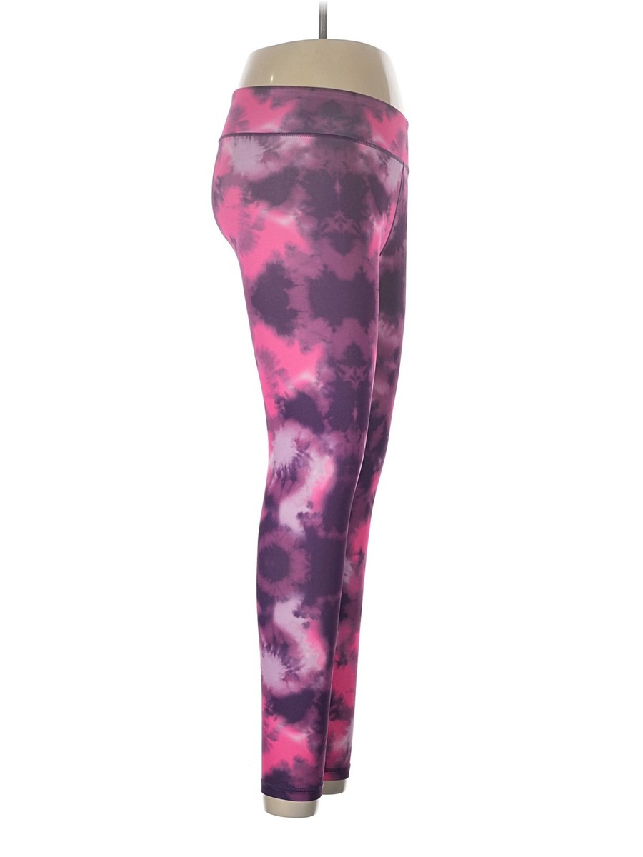 Champion Women Purple Yoga Pants L View 3