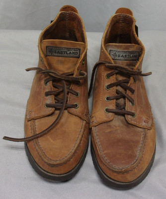 DESIGNER EASTLAND 824553 LACE LEATHER HIKING WORK CASUAL BROWN