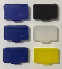  Lot Of 6 MAD CATZ Game Boy Advance Colored Plastic Cartridge Cases