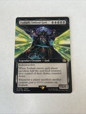 MTG Magic The Gathering Zodiark, Umbral God FIN Rare Ext Art Black Final Fantasy
