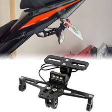 Motorcycle Tail Tidy License Plate Holder Fender LED Light For Honda Grom Clone