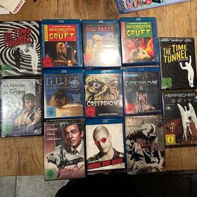 13 BD/DVD Edition Inkl Creepshow Dellamore Gruft Time Tunnel MannMeer Mannix Wow