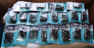 20 Packs Damaged - 50 Goody Brunette Blonde Ouchless Small Mini Shiny Hair Bands